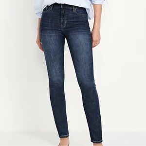 Old Navy Rockstar Super Skinny Jeans Size 16 Dark Wash Stretch
